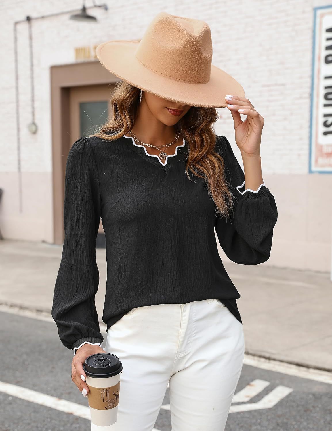 Women's Fashion Hollowed-out Loose Top